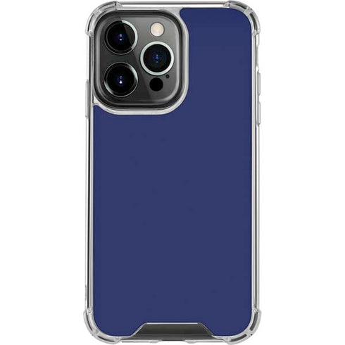 Royal Blue iPhone 16 Pro Clear Case